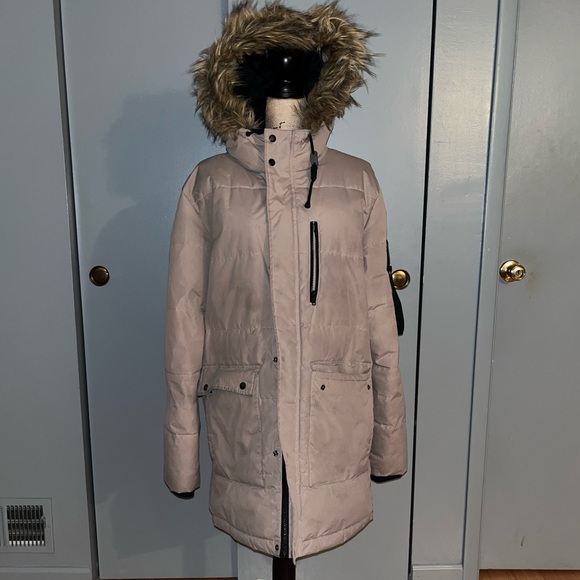 Heavyweight Faux Fur Winter Jacket - Picture 4 of 5